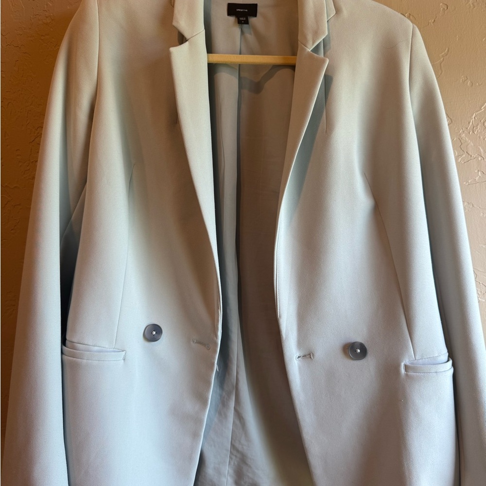 Express Soft Blue Women's Blazer